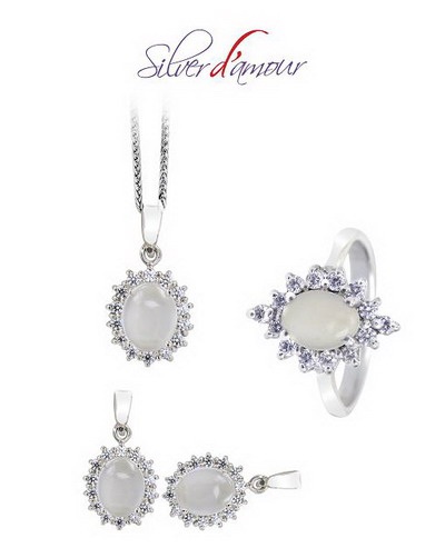 Sắm Trang sức bạc Silver d’amour trúng Nhẫn Lộc - Phát - Tài 999,9