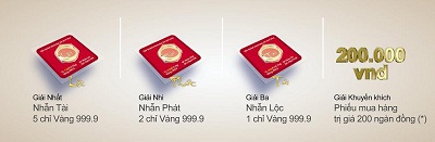 DOJI tặng nhẫn Lộc - Phát - Tài trong dịp 8/3