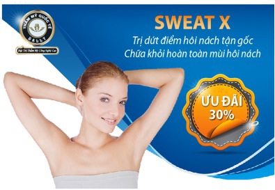 Sweat X – trị hôi nách hiệu quả, an toàn