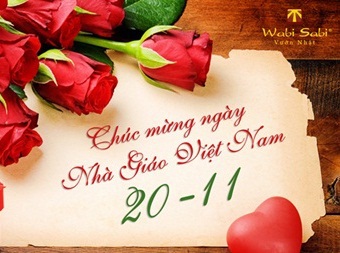 Nhà hàng Wabi Sabi Vườn Nhật chào đón ngày Nhà giáo Việt Nam 20/11