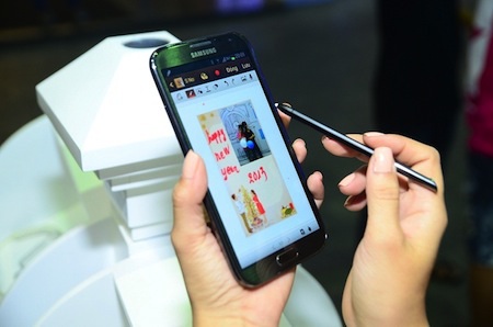 Galaxy Note II mang đến cho người sử dụng những trải nghiệm sáng tạo thiệp độc đáo