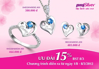 PNJSilver ưu đãi khủng trong chương trình 8/3 “cho nửa dịu dàng của thế giới thêm xinh” - 8