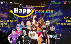 Lưu Thiên Hương tái hợp  DJ  SlimV trong show  Happy Color