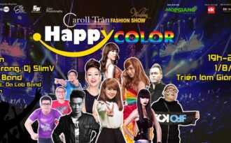 Lưu Thiên Hương tái hợp  DJ  SlimV trong show  Happy Color