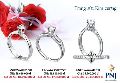 Trang sức PNJ - Qùa tặng 8/3 của Sao việt 