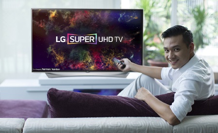 Tivi LG Super Ultra HD 4K được Khải Anh