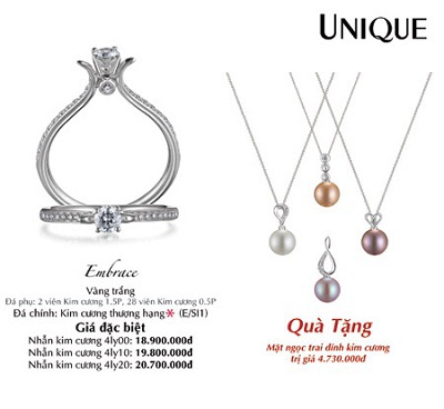 UNIQUE giới thiệu BST Nhẫn kim cương mới nhất 2010 