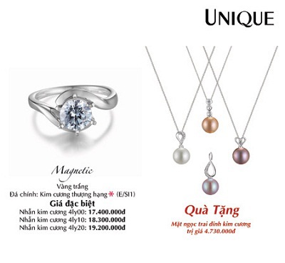 UNIQUE giới thiệu BST Nhẫn kim cương mới nhất 2010 