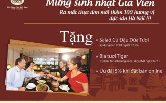 Ưu đãi lớn “Mừng sinh nhật Gia Viên” 2 tuổi