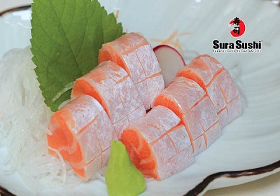 Sashimi bụng cá hồi