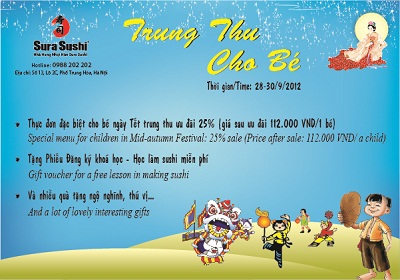 Thực đơn Tết Trung Thu đặc biệt