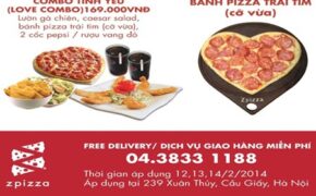 Câu chuyện về ngày valentine’s với chiếc bánh Pizza