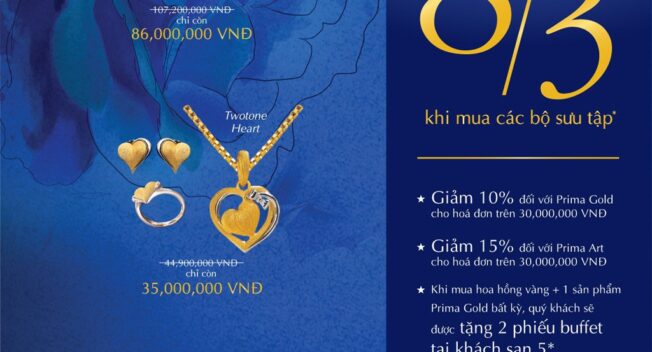 Gửi yêu thương trong trang sức vàng