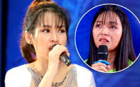 Diễn viên Tú Vi bật khóc khi nghe câu chuyện của các thí sinh khiếm khuyết