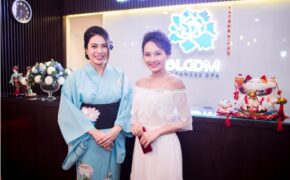 Bảo Thanh xinh đẹp quyến rũ khác lạ trong “Dạ tiệc Anh Đào”