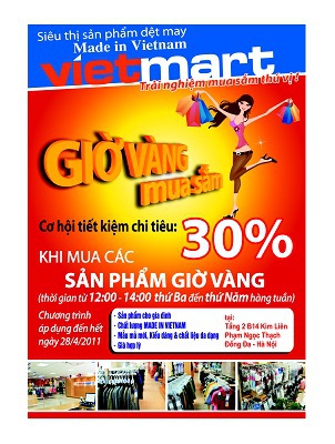 Giờ vàng mua sắm Thời trang Made in Vietnam - 1