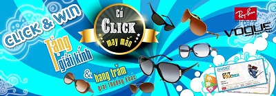 Nhanh tay click, trúng thưởng kính hàng hiệu! - 1