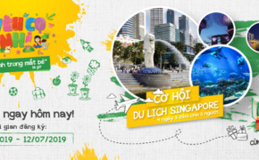 Cơ hội du lịch Singapore cho 3 người chỉ có trong mùa hè này tại LOTTE Mart