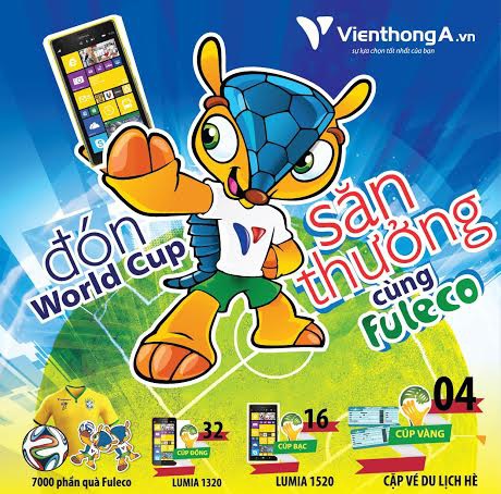 “Đón World Cup - Săn thưởng cùng Fuleco”