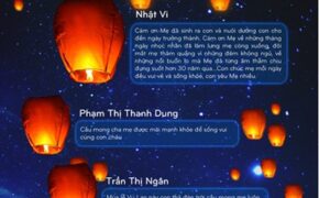 Gửi lòng hiếu thảo vào những ánh đèn trời