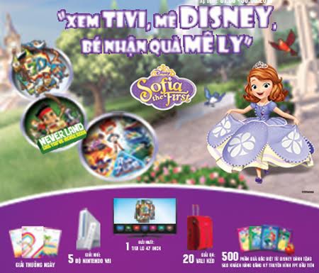 Xem Tivi, mê Disney, bé nhận quà mê ly