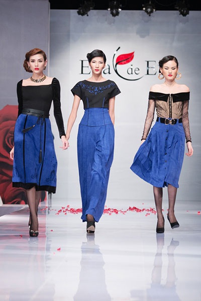 Các siêu mẫu hàng đầu Việt Nam luôn xuất hiện trình diễn trong các Fashion Show của Eva de Eva