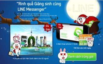 LINE Messenger công bố người trúng giải tuần đầu tiên