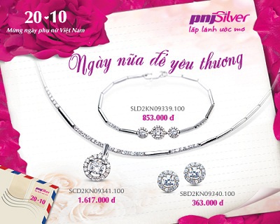 Trang sức PNJSilver - Quà tặng ý nghĩa cho 20/10