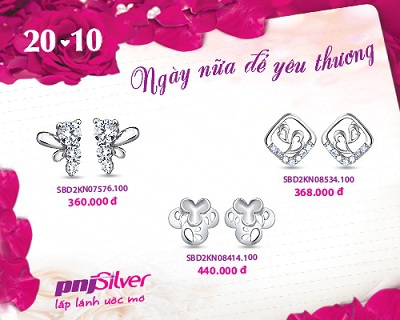 Trang sức PNJSilver - Quà tặng ý nghĩa cho 20/10