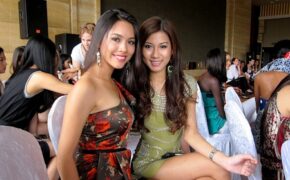 Hoàng My tự tin thể hiện tại cuộc thi HHTG