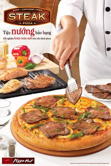 Steak Pizza với 3