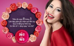 Quà tặng vàng mừng 8/3 từ Bệnh viện Thẩm mỹ Ngọc Phú