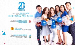 Mừng sinh nhật 20 tuổi, Vinaphone khuyến mại lên đến 10 tỷ đồng