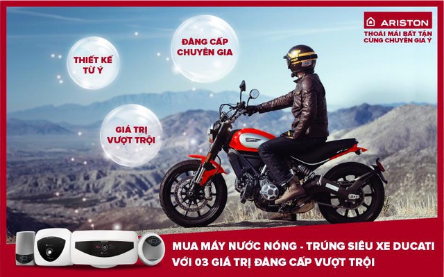 Mua máy nước nóng, trúng ngay siêu xe Ducati - 1