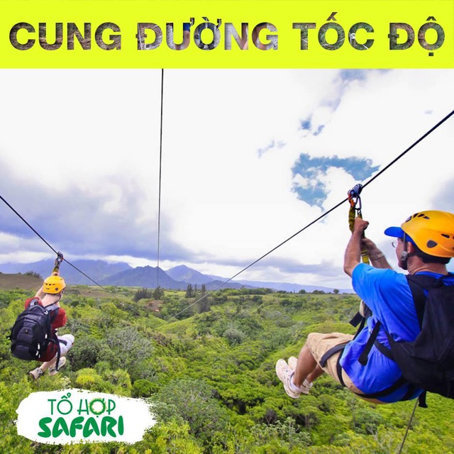 Cùng với đó trò chơi Zipline - đu dây tự do siêu tốc cũng hấp dẫn không kém. (vận hành từ ngày 18.6.2017)