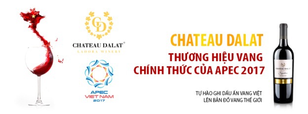 Chateau Dalat là thương hiệu vang chính thức của APEC 2017