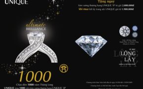 UNIQUE tặng 1.000 viên kim cương thượng hạng chào đón 1.000 năm Thăng Long.