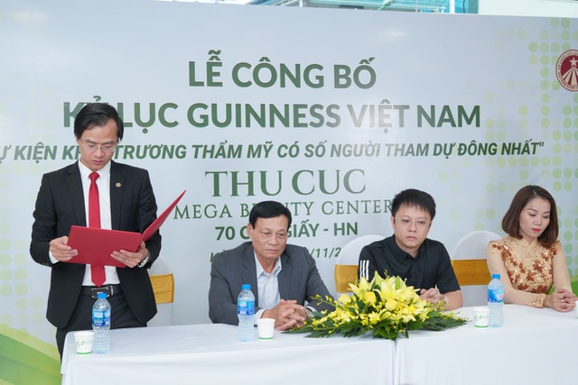 Hệ thống Thẩm mỹ Thu Cúc xác lập kỷ lục Guinness tại Việt Nam - 3