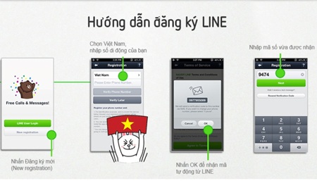 Bước 1 – Truy cập http://line.naver.vn/event/ để tham gia chương trình.