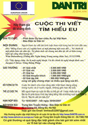 Phát động cuộc thi tìm hiểu về EU - 1