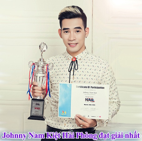 Johnny Nam Kiệt giải nhất châu Á 2015 vinh danh ngành Nail Việt Nam