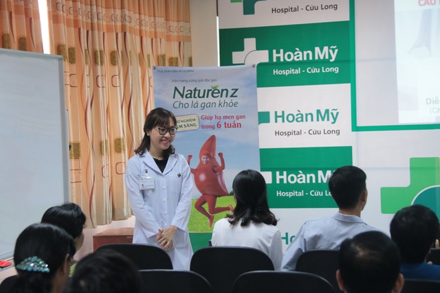  Naturenz phối hợp cùng Bệnh viện Hoàn Mỹ Cửu Long tổ chức CLB Gan Khỏe 