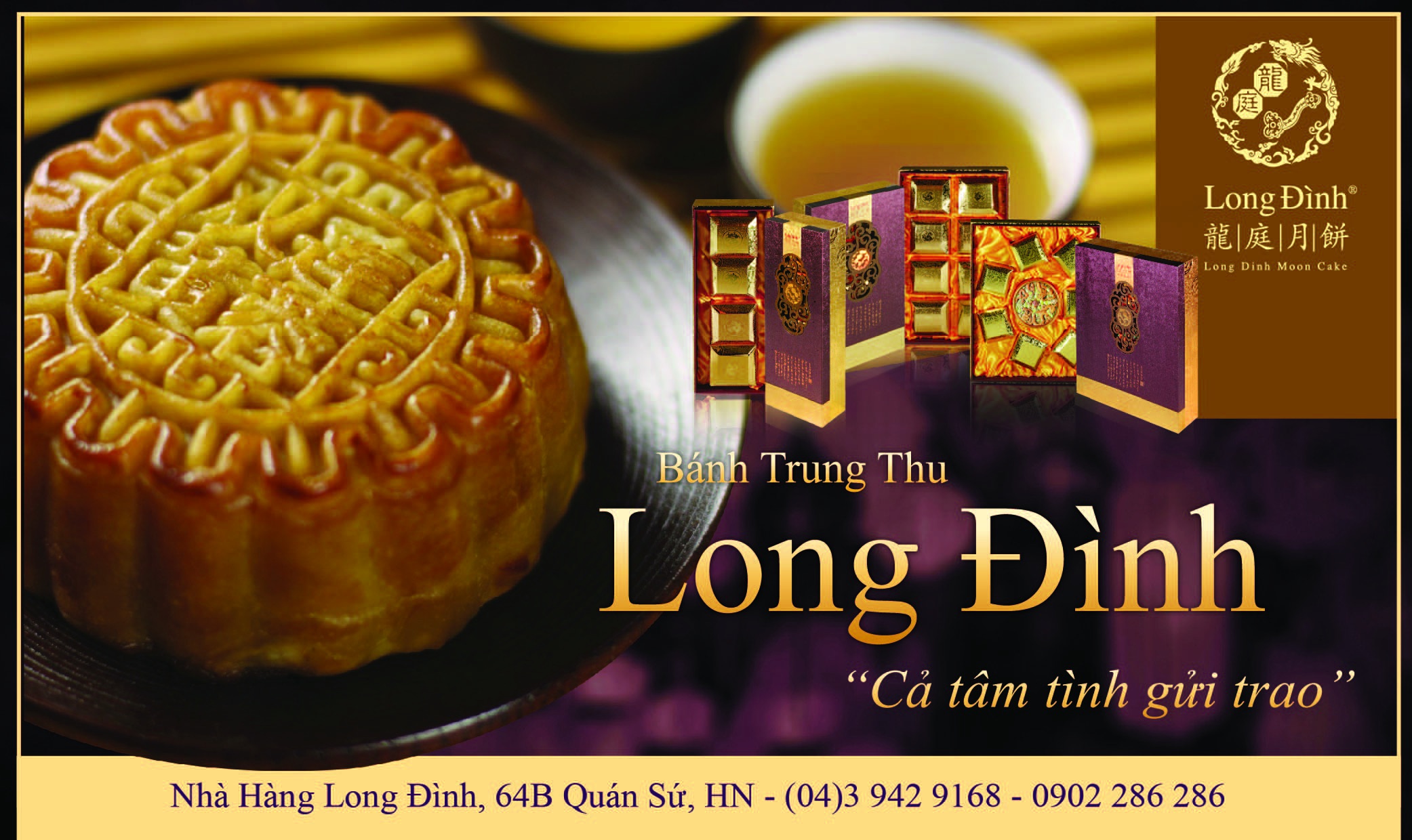 Từ 04/08, Bánh trung thu Long Đình “đổ bộ” thị trường Hà Nội