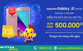 Smartphone 4G Galaxy J2 Prime giá rẻ