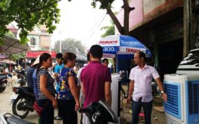 Máy làm mát “cháy hàng” giữa mùa nóng