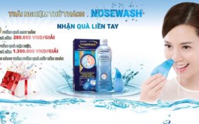 Nhận quà liền tay khi trải nghiệm cách rửa mũi mới từ Nhật Bản