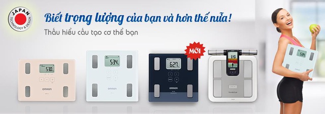 Tự thưởng quà cho bản thân bằng chiếc cân đo lượng mỡ của Omron