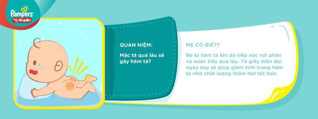 Khá nhiều quan niệm truyền đời về việc sử dụng tã khiến mẹ Việt đau đầu khi nuôi con nhỏ