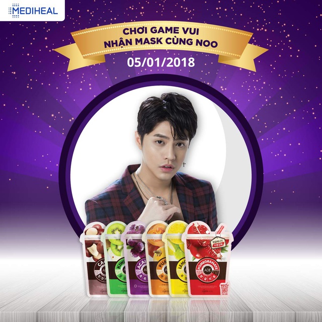 Ca sĩ Noo Phước Thịnh xuất hiện tại khai trương Mediheal vào 5/1/2018