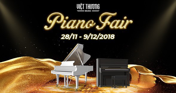 Hòa cùng không khí nhộn nhịp chào đón Piano Fair là những chương trình ưu đãi hấp lên đến 40 triệu cho đàn grand piano và 20 triệu cho đàn upright piano khi mua piano tại hệ thống cửa hàng của Việt Thương Music từ ngày 28/11 đến ngày 09/12.